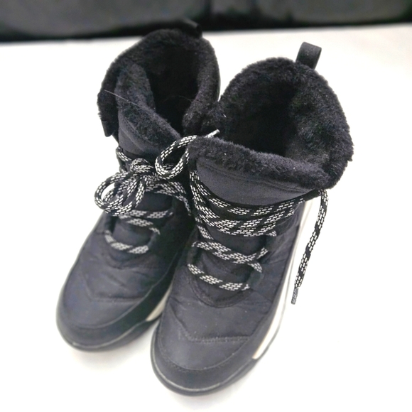 Sorel Whitney ll Sport lace up Black  Waterproof SnowBoot Sz 6 US - Picture 3 of 11